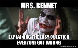 Everyone Loses Their Minds (Joker Mind Loss)