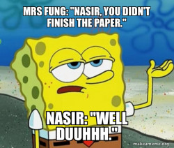 Tough SpongeBob