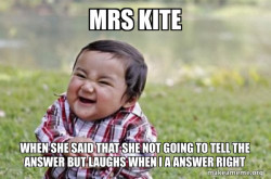 Evil, scheming toddler