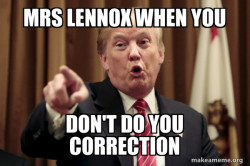 Donald Trump Says if you don't do them correct then you don't get credit