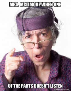 Disapproving Grandma