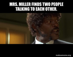 Samuel L Jackson from Pulp Fiction