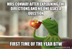 Kermit Drinking Tea