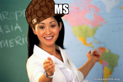 Scumbag Teacher