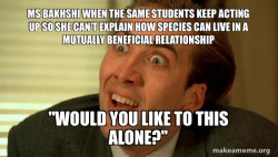 Sarcastic Nicholas Cage
