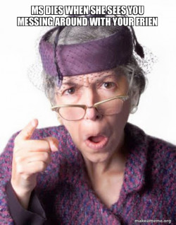 Disapproving Grandma