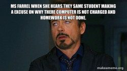 Tony Stark Eye Roll