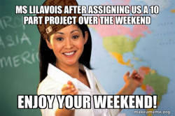 Scumbag Teacher