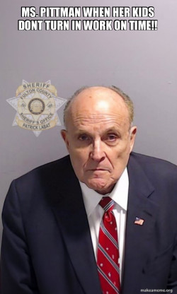 Rudy Giuliani Mugshot