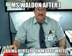 Milton from Office Space
