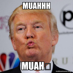 Donald Trump Kissing