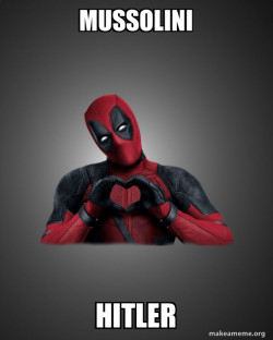 Deadpool Heart Hands