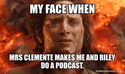 Frodo it's over it's done