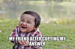 Evil, scheming toddler