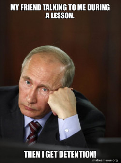 Contemplative Putin