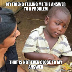 Skeptical Third World Kid