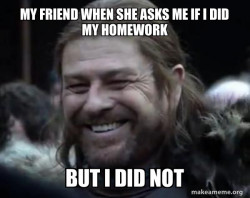 Happy Ned Stark Meme