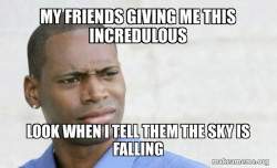 Confused Black Man