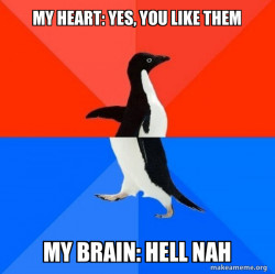 Socially Awesome Awkward Penguin