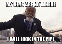 man who lost his car keys