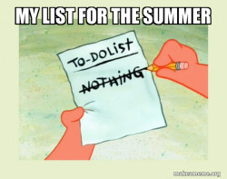 To Do List - Nothing