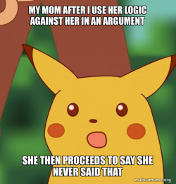 Surprised Pikachu