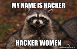 Evil Plotting Raccoon