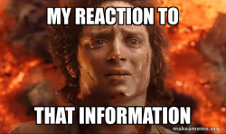 Frodo it's over it's done