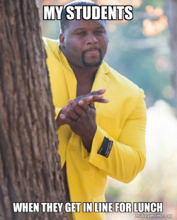 Anthony Adams in Yellow Suit Rubbing Hands