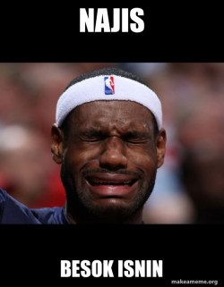 Lebron Crying