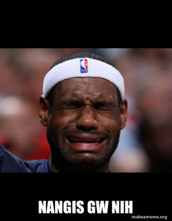 Lebron Crying