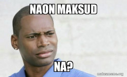 Confused Black Man