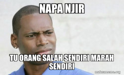 Confused Black Man