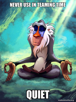 Rafiki Meditating - Lion King
