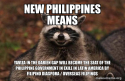 New Philippines Means Yaviza in the Darien Gap will become the seat of the Philippine Government in Exile in Latin America by Filipino Diaspora / Overseas Filipinos