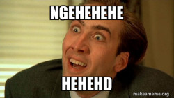 Sarcastic Nicholas Cage