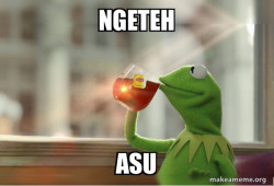Kermit Drinking Tea