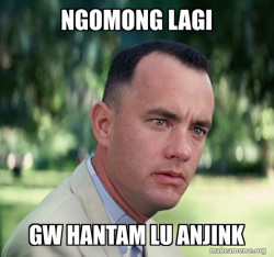 Forrest Gump just like that