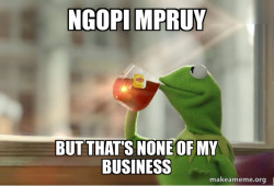 Kermit Drinking Tea