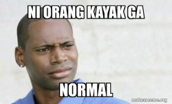 Confused Black Man