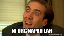 Sarcastic Nicholas Cage