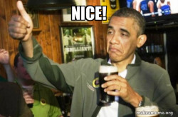 Upvote Obama