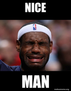 Lebron Crying