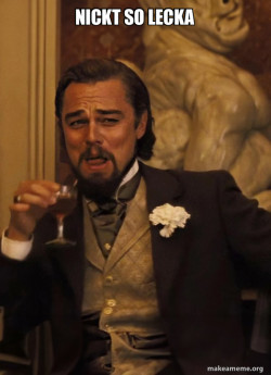 Leonardo DiCaprio Laughing Django
