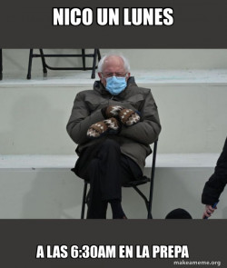 Bernie Sanders at the Inauguration