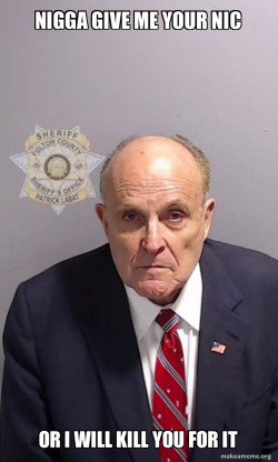 Rudy Giuliani Mugshot