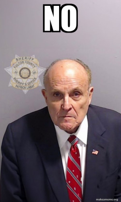 Rudy Giuliani Mugshot