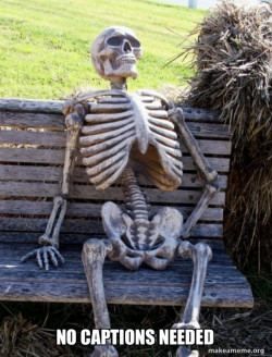 Waiting Skeleton