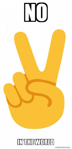 Peace Sign Emoji