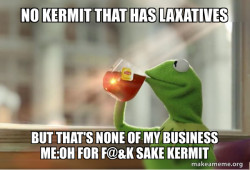 Kermit Drinking Tea